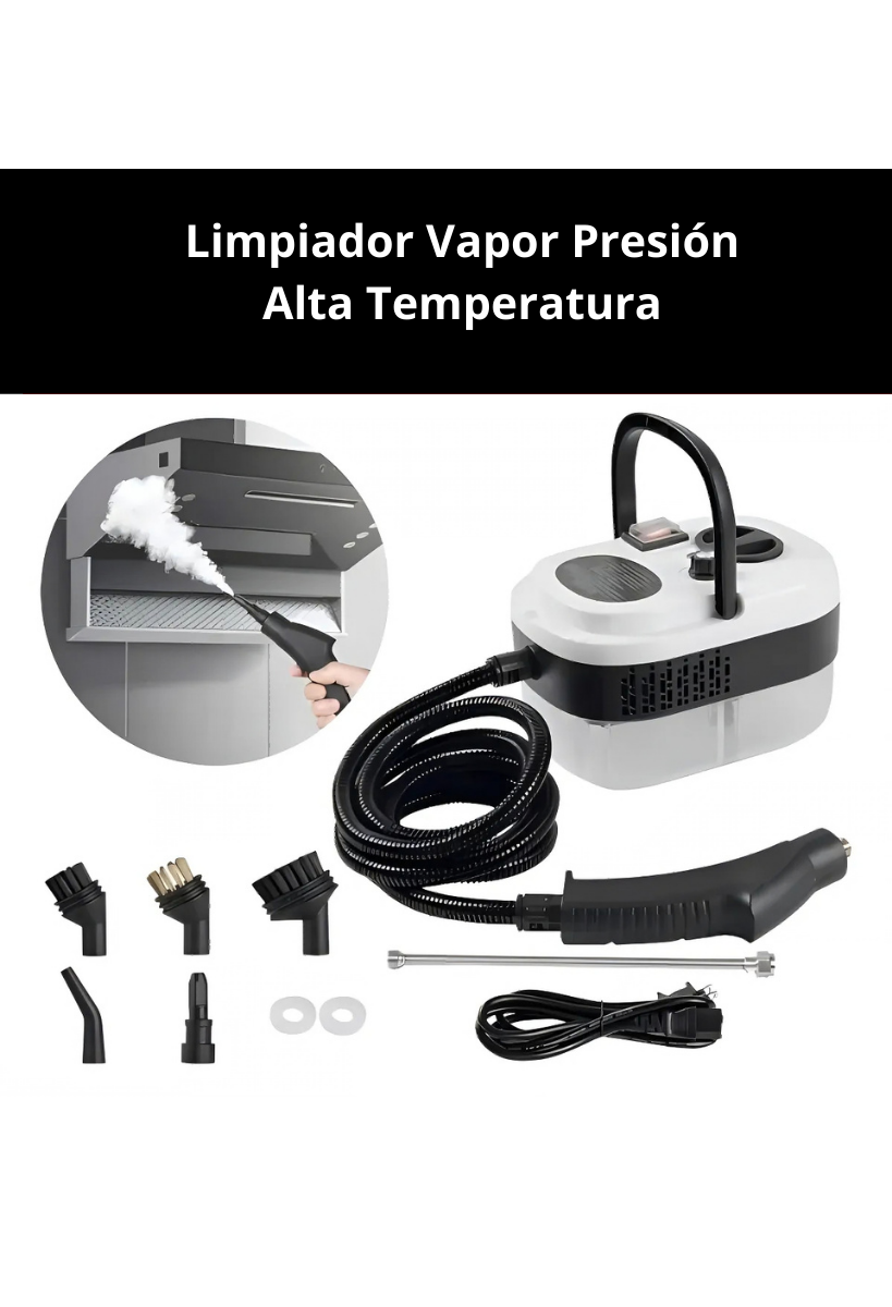 Limpiador Vapor Presión alta temperatura