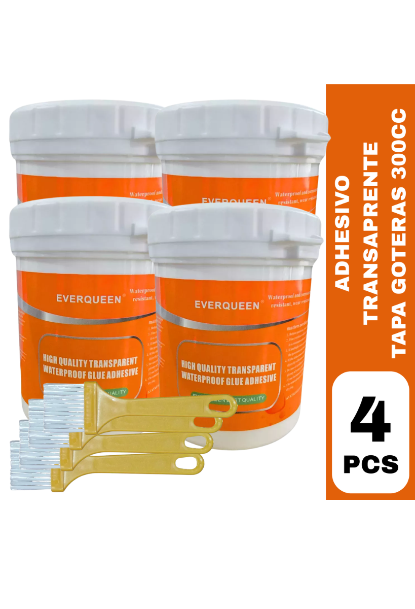 4 Sellador Adhesivo Transparente EverQueen