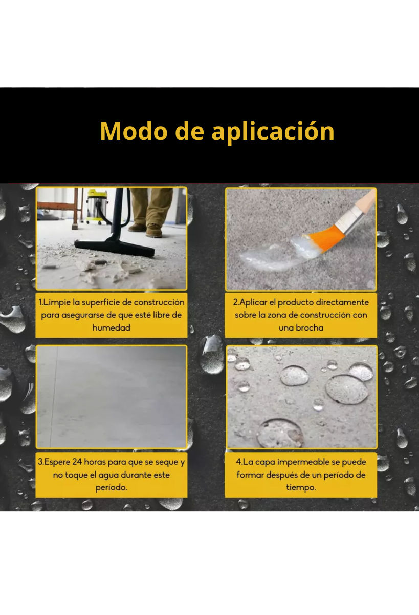 4 Sellador Adhesivo Transparente EverQueen