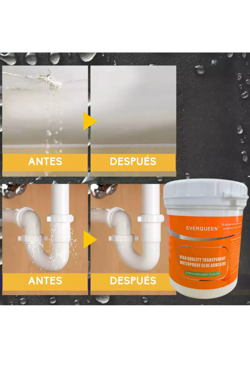 4 Sellador Adhesivo Transparente EverQueen