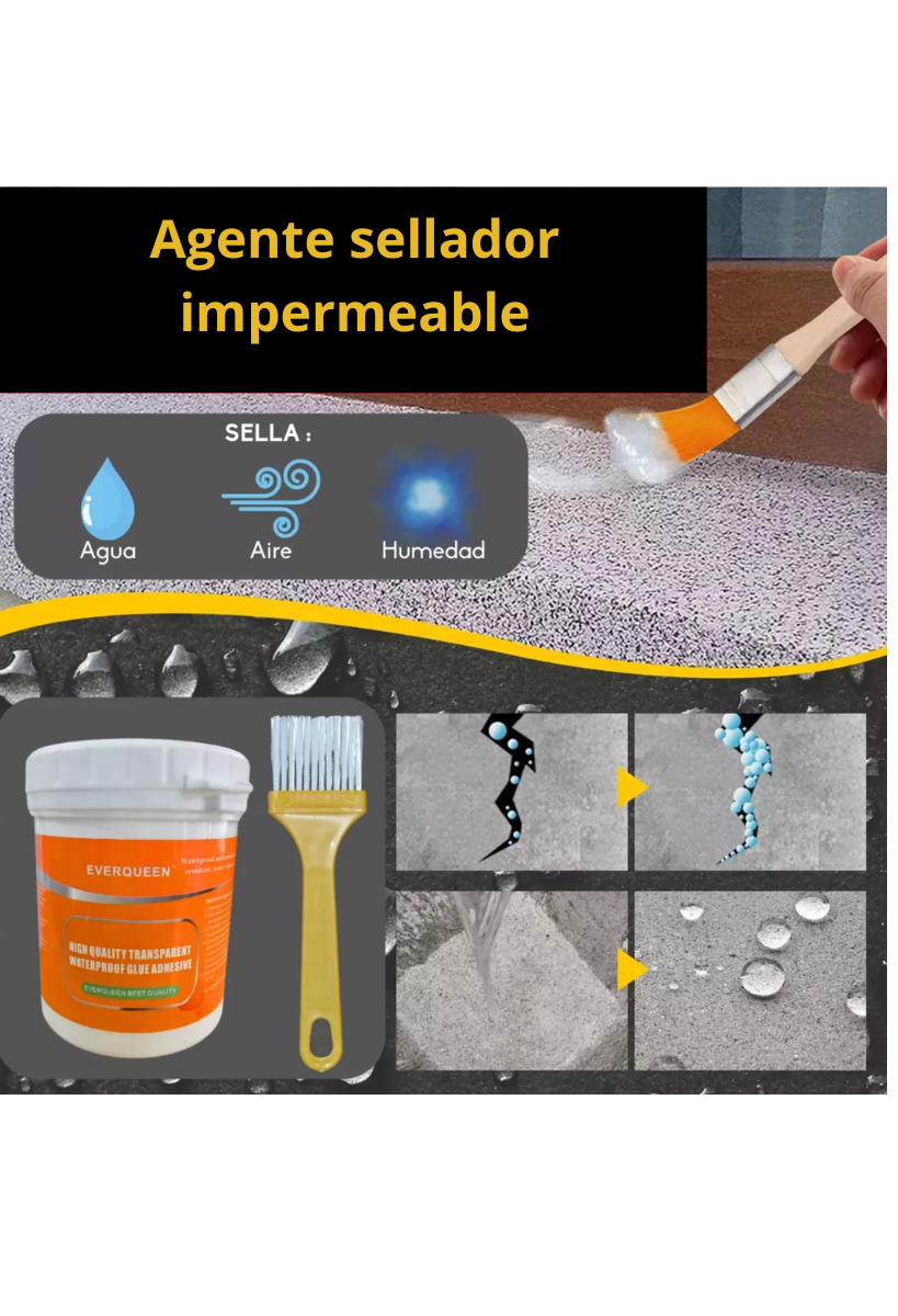 4 Sellador Adhesivo Transparente EverQueen