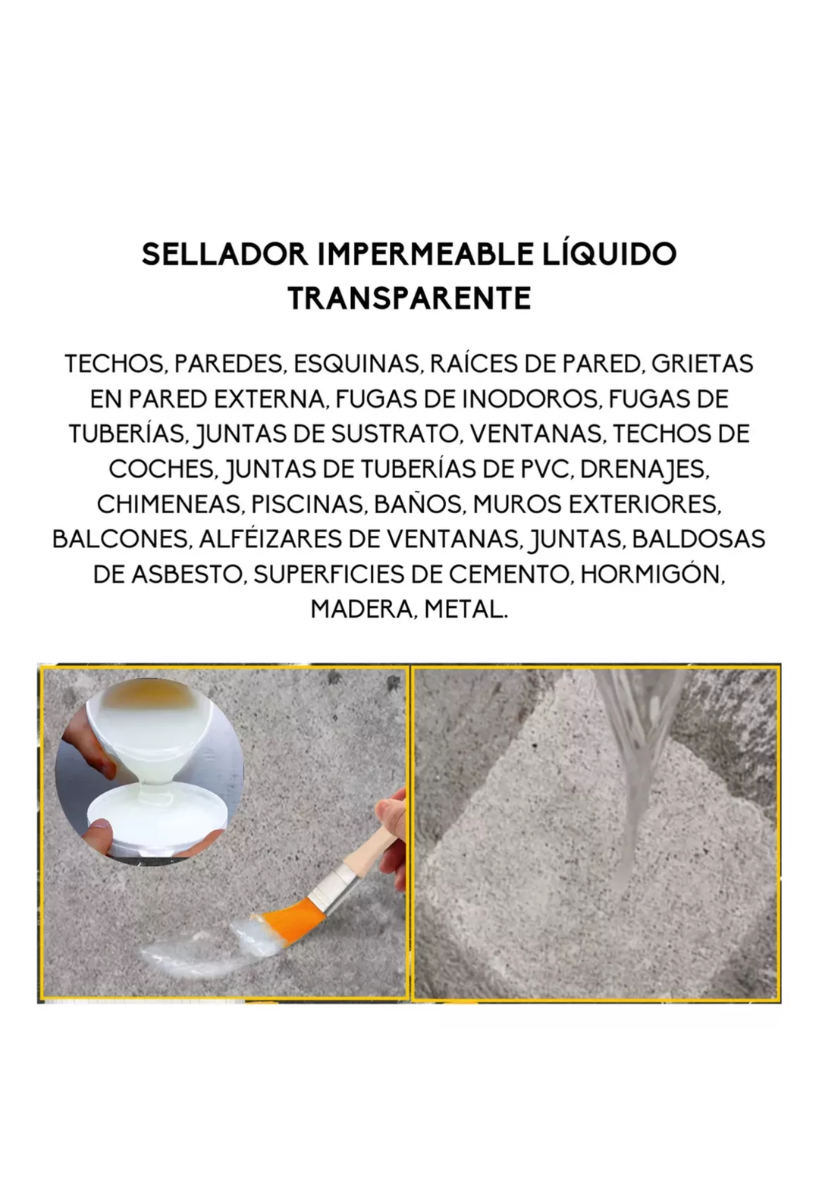 4 Sellador Adhesivo Transparente EverQueen