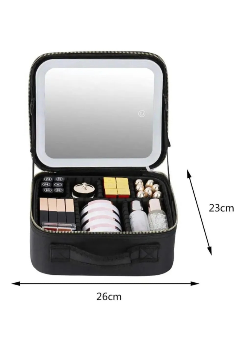 Estuche Maquillaje Portátil Con Luz LED