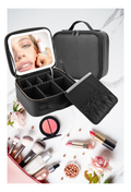 Estuche Maquillaje Portátil Con Luz LED